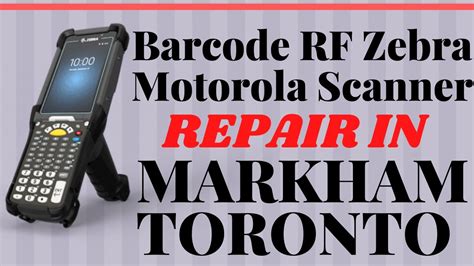 Barcode RF Zebra Motorola Scanner Repair in Markham Toronto - YouTube
