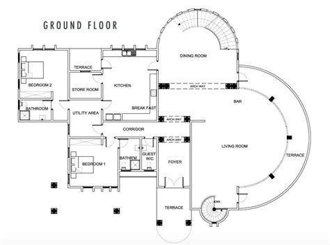 10 Bedrooms House Plan with 10 Bathrooms and 3 Car Garage