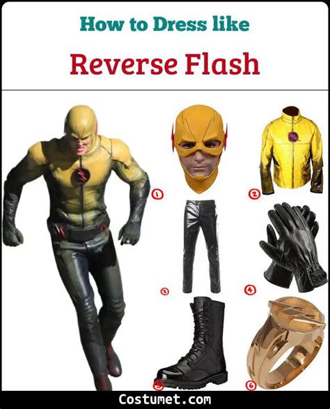 Reverse-Flash Costume for Halloween