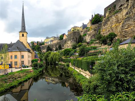 The Grund Quarter of Luxembourg City, Luxembourg