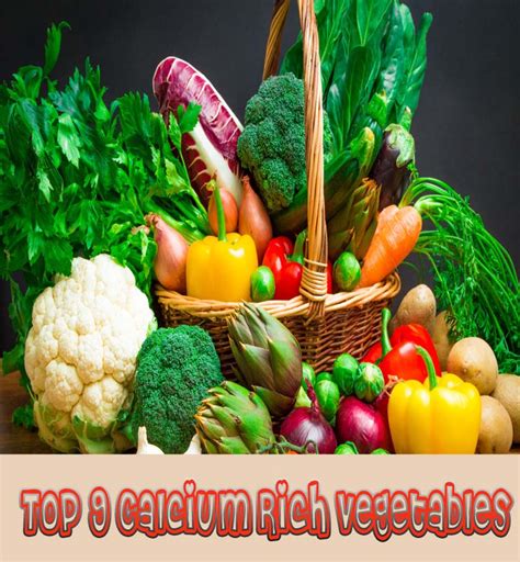 Top 9 Calcium Rich Vegetables - Healthy Sheet