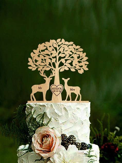 Deer cake topper wedding cake topper mr mrs deer cake topper etsy – Artofit