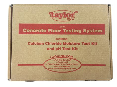 Taylor Tools Calcium Chloride Moisture Test Kit