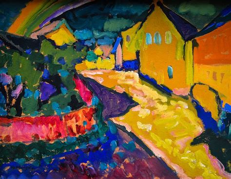 Wassily Kandinsky - Murnau - Landscape with Rainbow, 1909 at ...