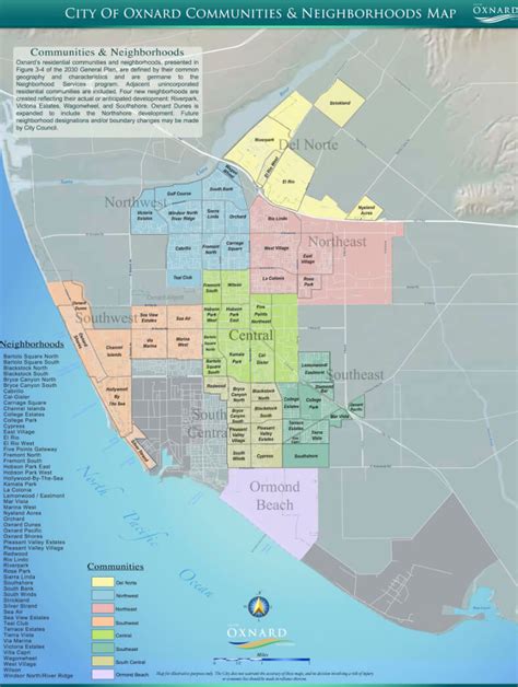 Oxnard California Map - United States