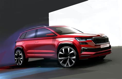 Skoda впервые показала Karoq 2022. Отличить новый автомобиль от старого и от Kodiaq можно будет ...