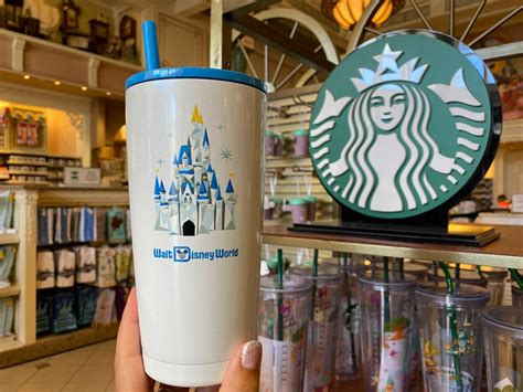 PHOTOS: NEW Cinderella Castle Starbucks Tumbler Available at Walt ...