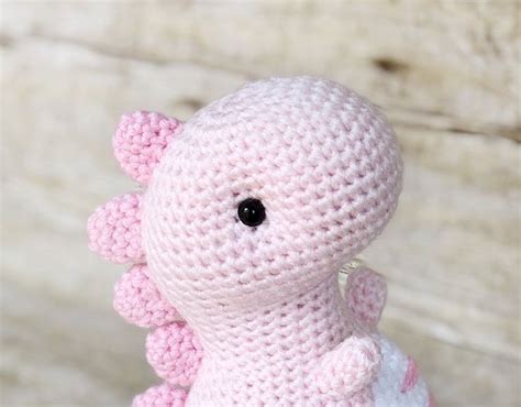 Pink Crochet Dinosaur Toy Pink Amigurumi Toy Dinosaur | Etsy in 2021 | Crochet dinosaur ...