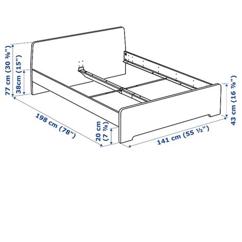 Ikea double white bed frame in WS5 Sandwell für £ 45,00 zum Verkauf | Shpock AT