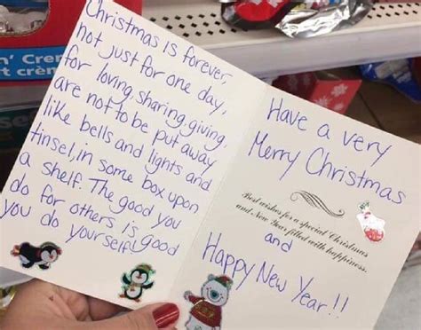 Surprise Christmas cards show 'how something so little can be so meaningful' | CBC News