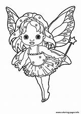 Tooth Fairy Girl Holding Star Wand Coloring Page Printable  Home sketch template