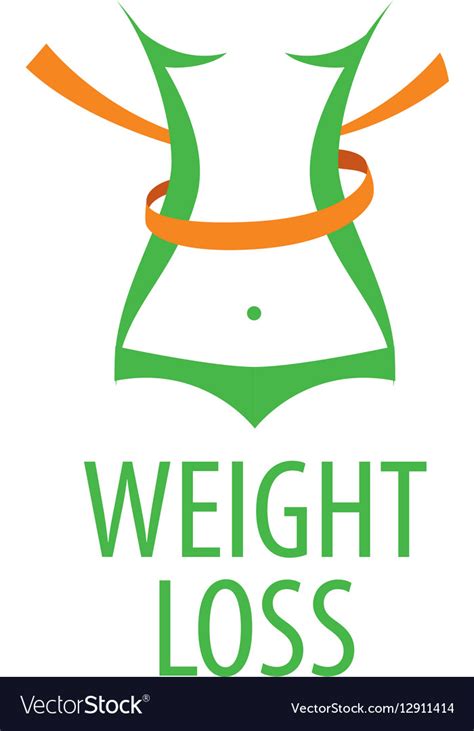 Weight loss logo Royalty Free Vector Image - VectorStock