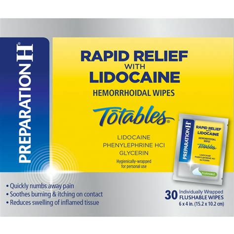 Preparation H Rapid Relief with Lidocaine Hemorrhoid Symptom Treatment ...