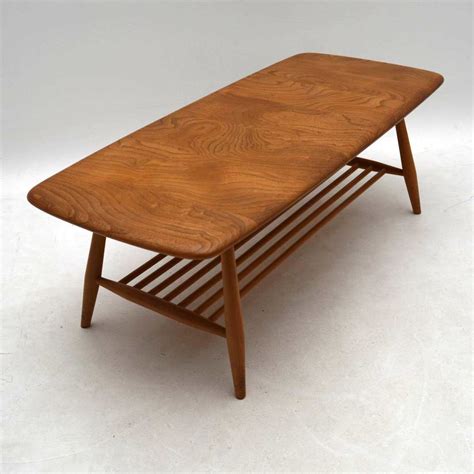 1960’s Vintage Ercol Coffee Table in Solid Elm | Retrospective ...