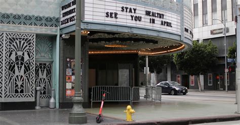 Los Angeles movie theaters could open next week to limited capacity ...