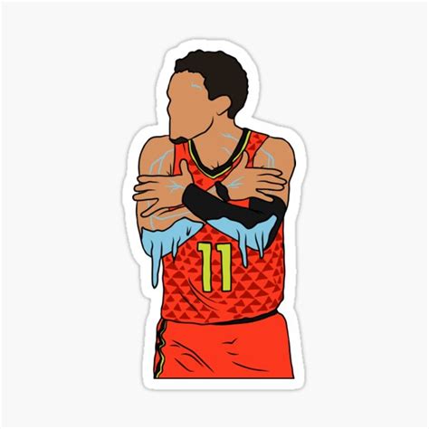 "Ice Trae" Sticker for Sale by RatTrapTees | Redbubble