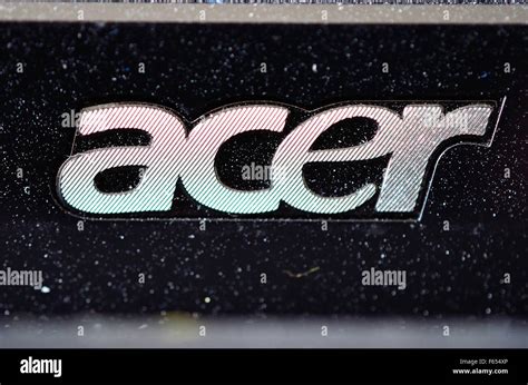 acer logo on laptop Stock Photo - Alamy