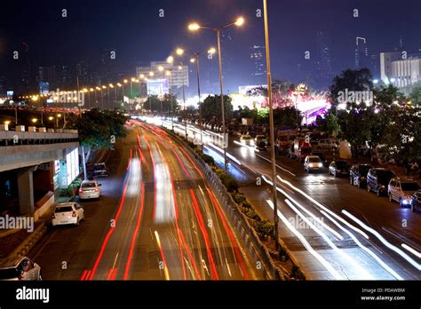 Marine drive mumbai at night hi-res stock photography and images - Alamy