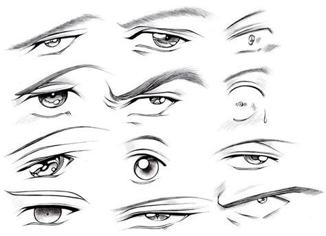 How to Draw Male Eyes (Part 2) – Manga University Campus Store | Anime eye drawing, How to draw ...