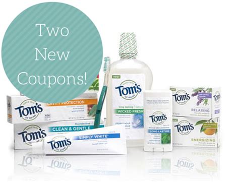 Two New Tom's of Maine Printable Coupons!