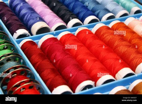 Accessories for sewing machine Stock Photo - Alamy