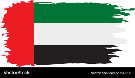 United arab emirates flag Royalty Free Vector Image