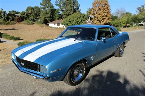 1969 Chevy Camaro RS/SS 427 4 Spd 12 Bolt Posi Glacier Blue Deluxe int Cali Car - Classic ...