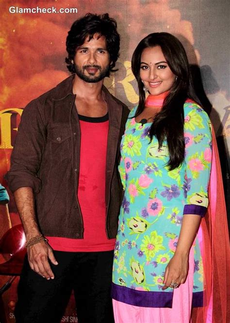 Cast of “R. Rajkumar” Launch Trailer in Mumbai — Indian Fashion