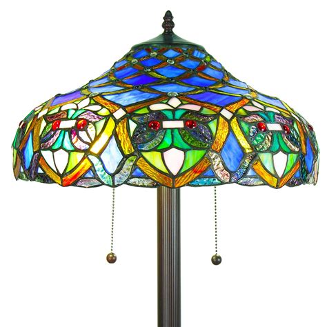 Warehouse of Tiffany 'Arielle' Blue Tiffany Style Floor Lamp | Warehouse of tiffany, Tiffany ...