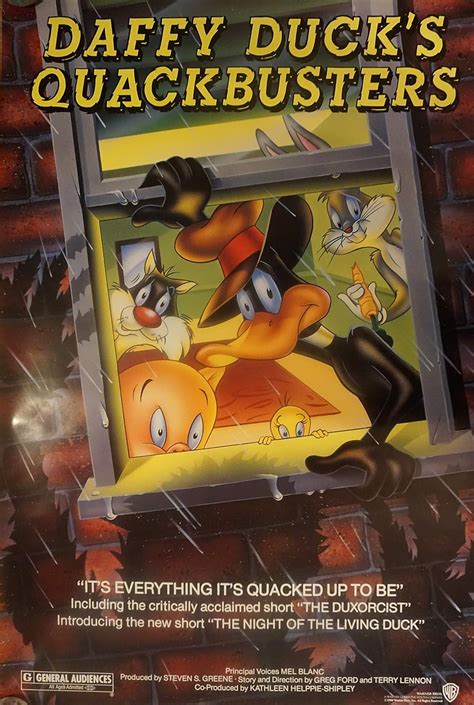 DAFFY DUCK QUACKBUSTERS ORIGINAL ONE SHEET POSTER at Amazon's Entertainment Collectibles Store