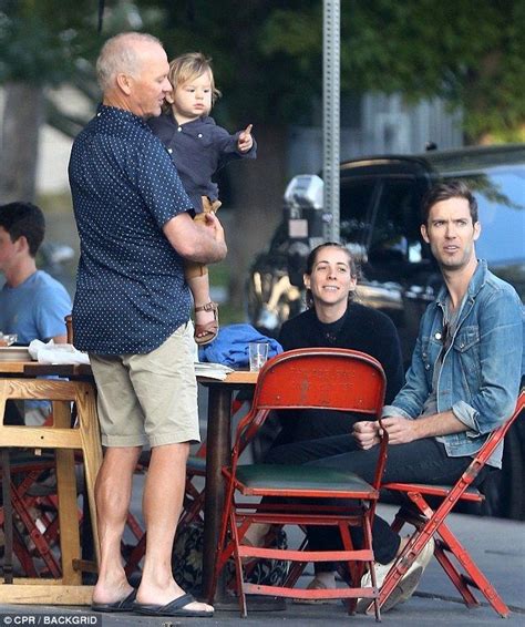 Michael Keaton happily plays the doting grandpa role with family in LA ...