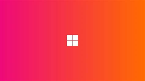 1280x800px, 720P free download | Windows 11 Microsoft Logo Pink Orange Background Windows 11, HD ...