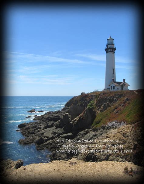 Pigeon Point Pigeon Point Lighthouse Lighthouse Pacific Ocean Pescadero ...