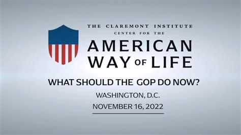 What Should the GOP Do Now? | The Claremont Institute Center for the ...