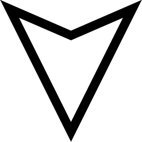 File:White Arrow Down.svg - Wikimedia Commons