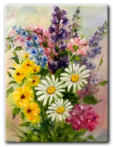 Yellow Daisy Painting.