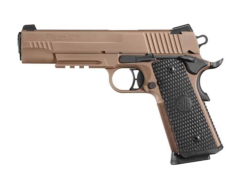 Sig Sauer 1911R Emperor Scorpion, 45ACP Pistol, FDE (1911R-45-ESCPN ...