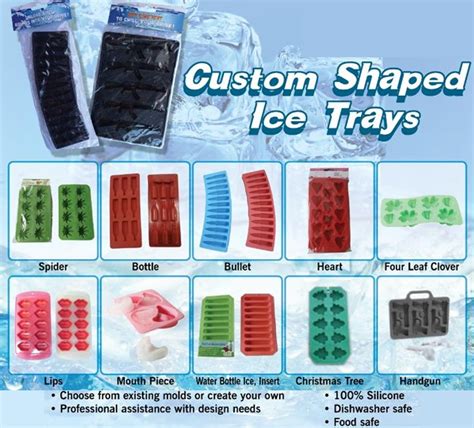 Custom Shaped Ice Cube Trays! - Promotional Product Ideas From www.ImprintItems.com