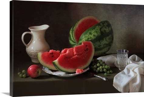 Still Life With Watermelon Wall Art, Canvas Prints, Framed Prints, Wall Peels | Great Big Canvas