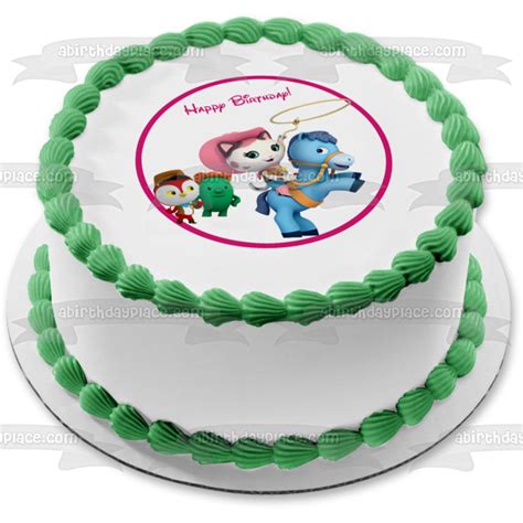 Sheriff Callie Deputy Peck Toby Sparky Happy Birthday Edible Cake Topp – A Birthday Place