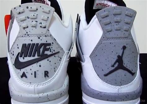 Air Jordan IV White/Cement - 1999 vs. 2012 Comparison - SneakerNews.com