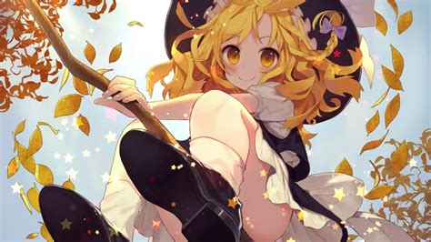 Marisa Kirisame Touhou Anime Live Wallpaper - WallpaperWaifu