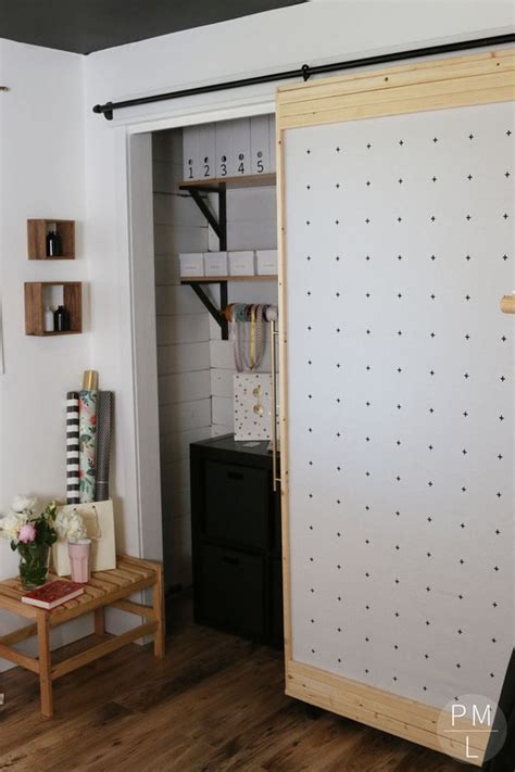 DIY Fabric Sliding Door - Petite Modern Life