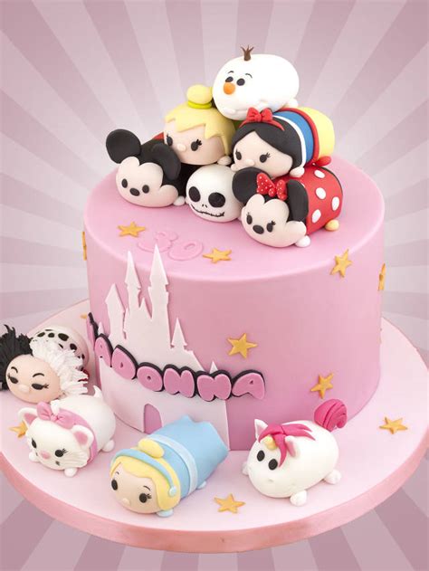 Tsum Tsum Cake - Decorated Cake by Little Cherry - CakesDecor