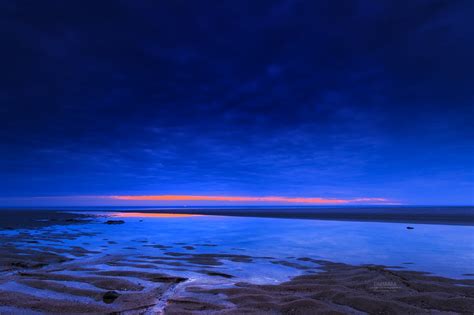 Supernal Ocean sunrise today from Nauset beach, Orleans, Massachusetts ...