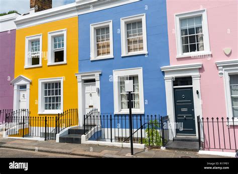 London row houses hi-res stock photography and images - Alamy