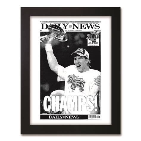 Giants Win Super Bowl XLII 2008 Print - Historic Newspapers