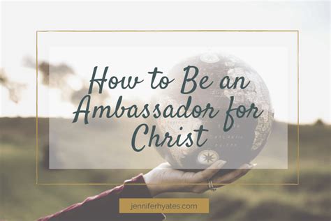 Ambassador For Christ