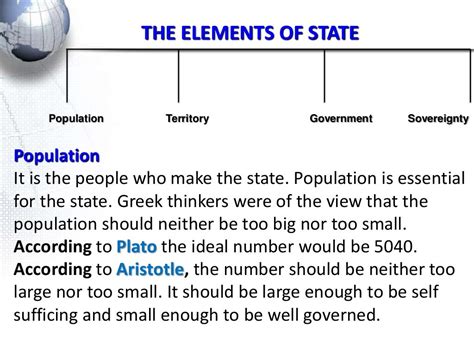 State and its elements