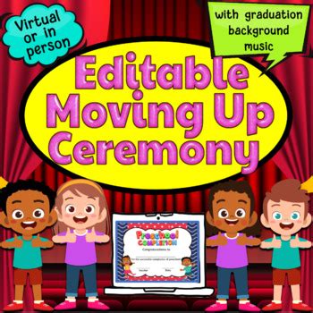 Moving Up Ceremony | End of Year Ceremony EDITABLE Powerpoint Slideshow